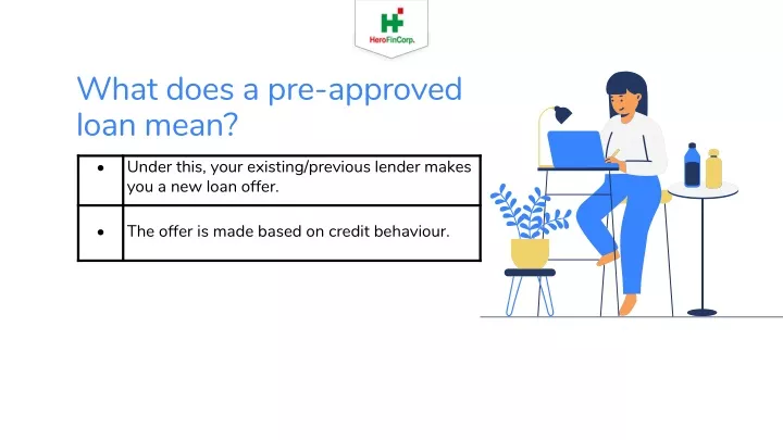 what does a pre approved loan mean