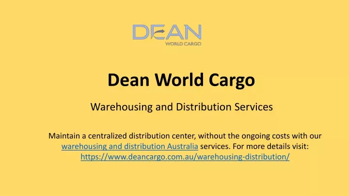 dean world cargo