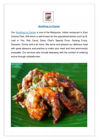 anything la corner our anything la corner