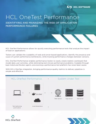 hcl onetest performance identifying and managing