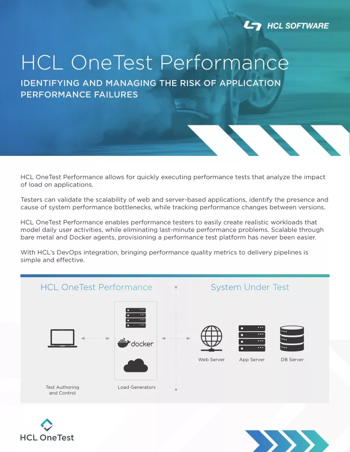 hcl onetest performance identifying and managing