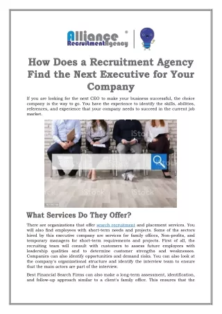 Are you looking for the best recruitment search?