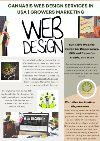 Cannabis Web Design Services in the US | Growers Marketing