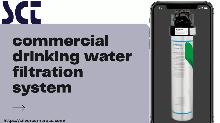 commercial drinking water filtration system