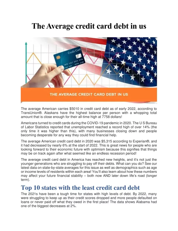 PPT - The Average Credit Card Debt In Us PowerPoint Presentation, Free ...