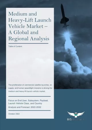 Medium and Heavy-Lift Launch Vehicle Market to Reach $9,752.6 Million by the End