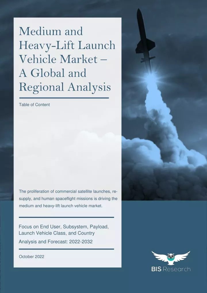medium and heavy lift launch vehicle market