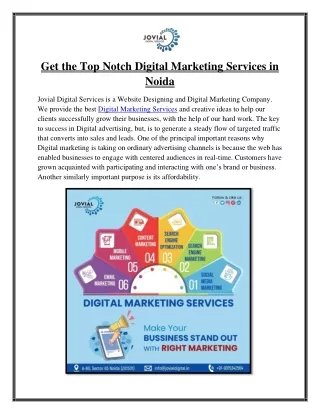 Digital Marketing Services in Noida | Jovial Digital Services