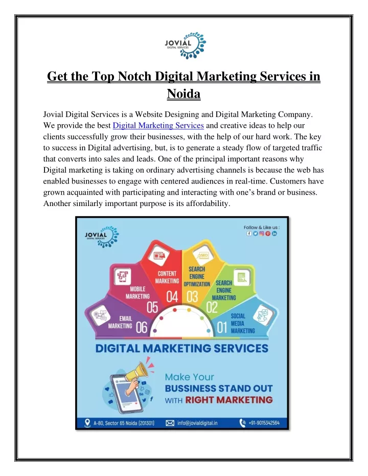 get the top notch digital marketing services