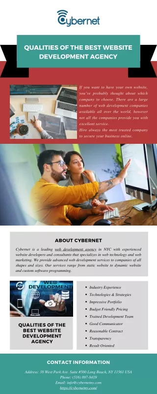 qualities of the best website development agency