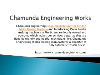 chamunda engineering works