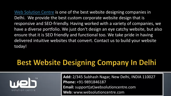 web solution centre is one of the best website