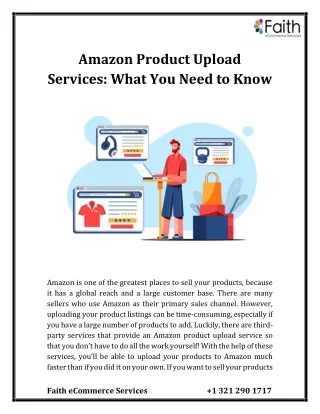 amazon product upload services what you need