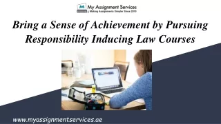 Law Assignment Help | My Assignment Services