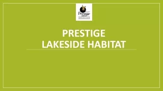 Lake side Habitate