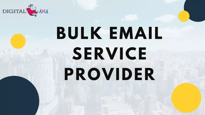 bulk email service provider