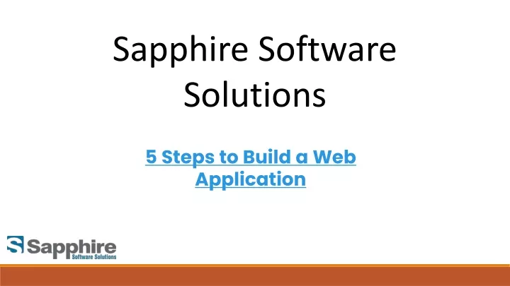 sapphire software solutions