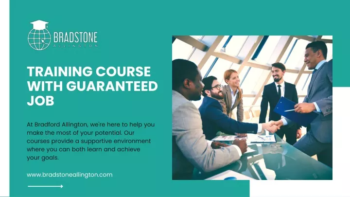 training course with guaranteed job