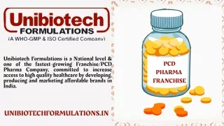 Pharma Franchise Company in North India - Unibiotech