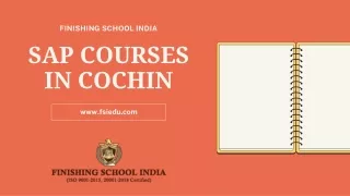 SAP courses in Cochin