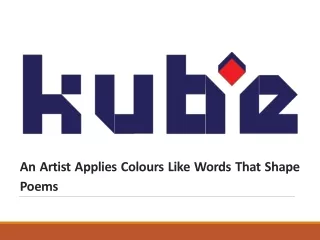 An Artist Applies Colours Like Words That Shape Poems