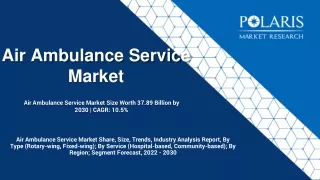 Air Ambulance Service Market Trends, Size, Growth, Key Players