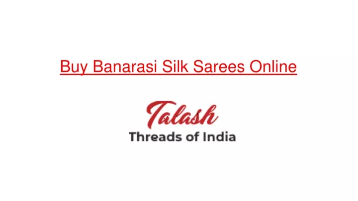 buy banarasi silk sarees online