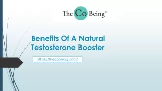 benefits of a natural testosterone booster