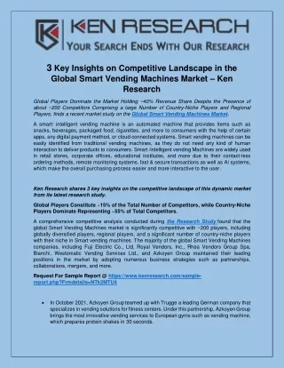 3 key insights on competitive landscape