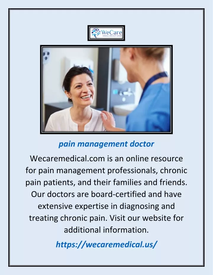 pain management doctor