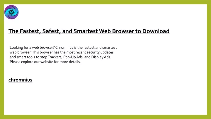 the fastest safest and smartest web browser to download