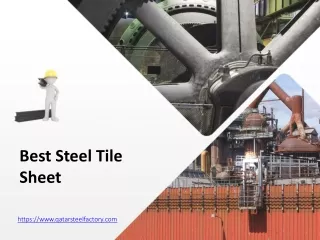 best steel tile sheet