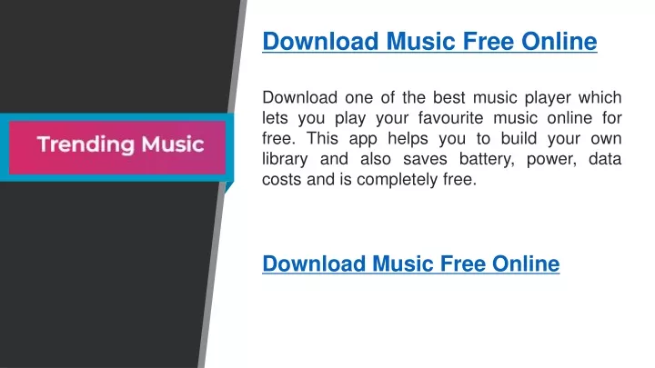 download music free online