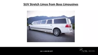 SUV Stretch Limousines from Boss Limousines