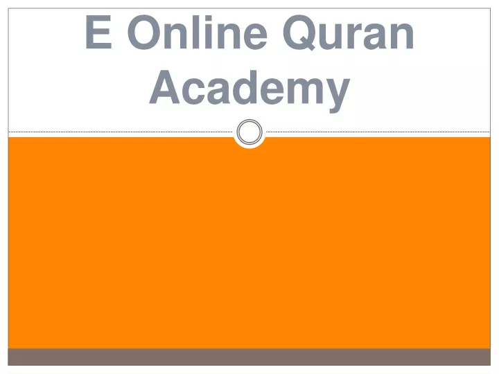 e online quran academy