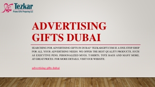 Advertising Gifts Dubai | Tezkargift.com
