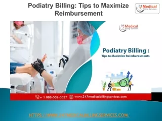 podiatry billing tips to maximize reimbursement