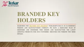 Branded Key Holders | Tezkargift.com