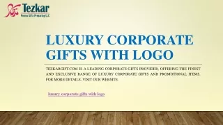 Luxury Corporate Gifts With Logo | Tezkargift.com