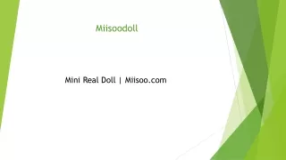 Mini Real Doll Miisoo.com...