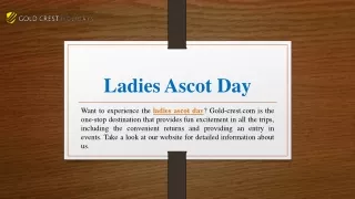 ladies ascot day