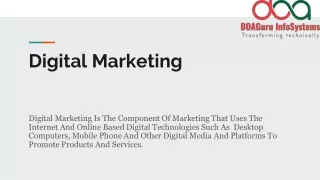 Digital Marketing  Company |  In Jabalpur - DOAguru Infosystems