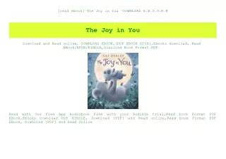 [read ebook] The Joy in You ^DOWNLOAD E.B.O.O.K.#