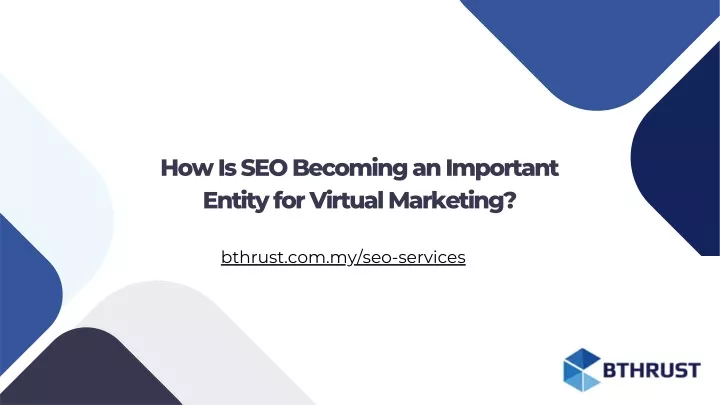 how is seo becoming an important entity