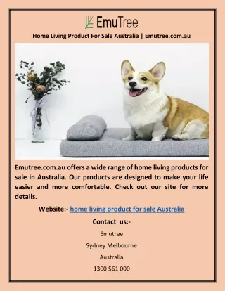 Home Living Product For Sale Australia | Emutree.com.au