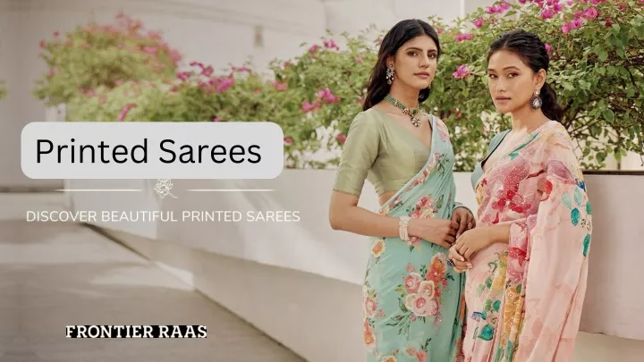 printed sarees
