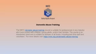 Best Domestic Abuse Training