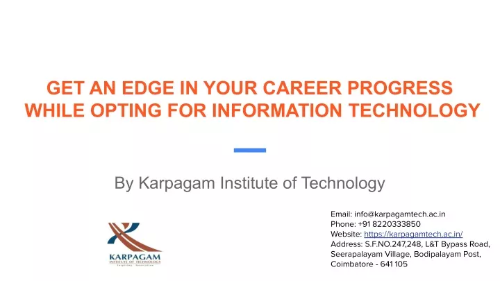 get an edge in your career progress while opting