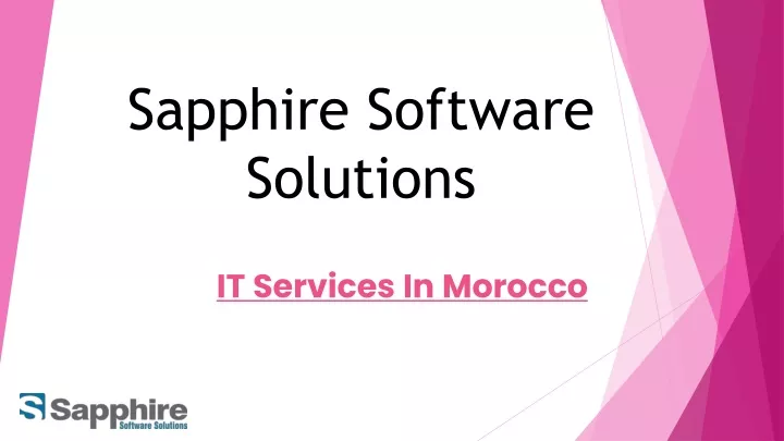 sapphire software solutions