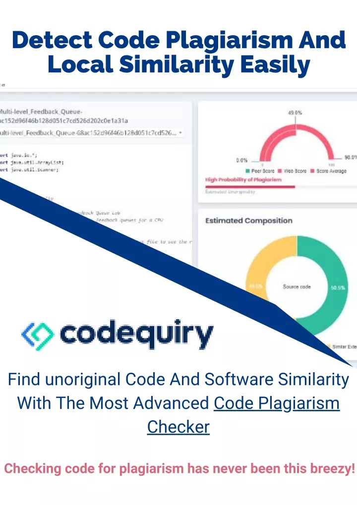 detect code plagiarism and local similarity easily